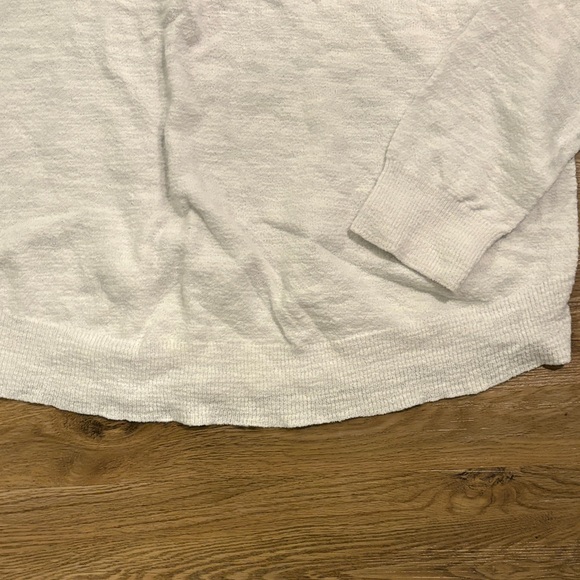 LOFT Soft White Knit Top - Picture 4 of 5